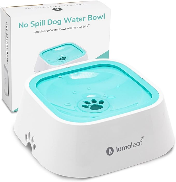dog water bowl no spill pet supplies